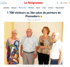 article Le Télégramme du 15 août 2022