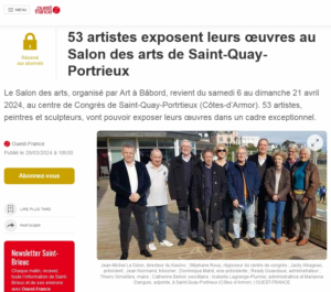 article Ouest-France du 29 mars 2024