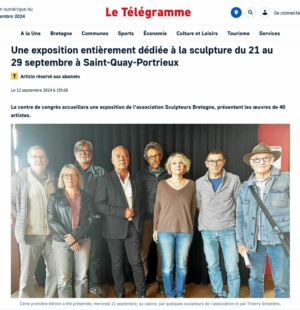 article Le Télégramme du 12 septembre 2024