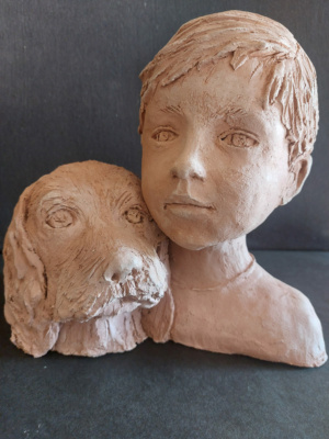 le garçon au chien